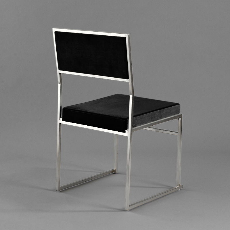 Black Silver Tribeca Chair