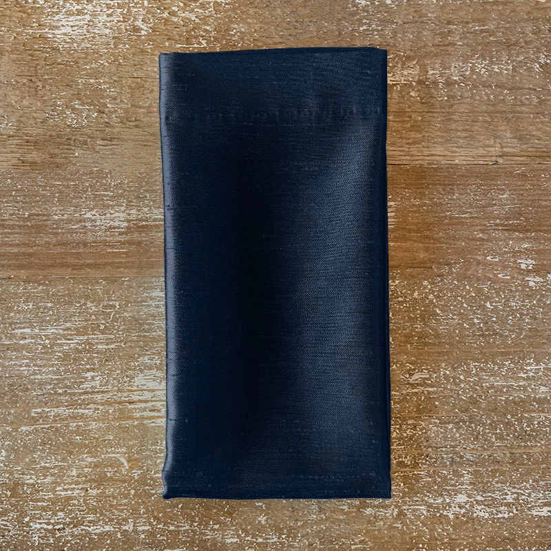Navy Dupioni - view 2 of 2