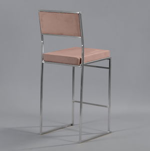 Rose Silver Tribeca Bar Stool