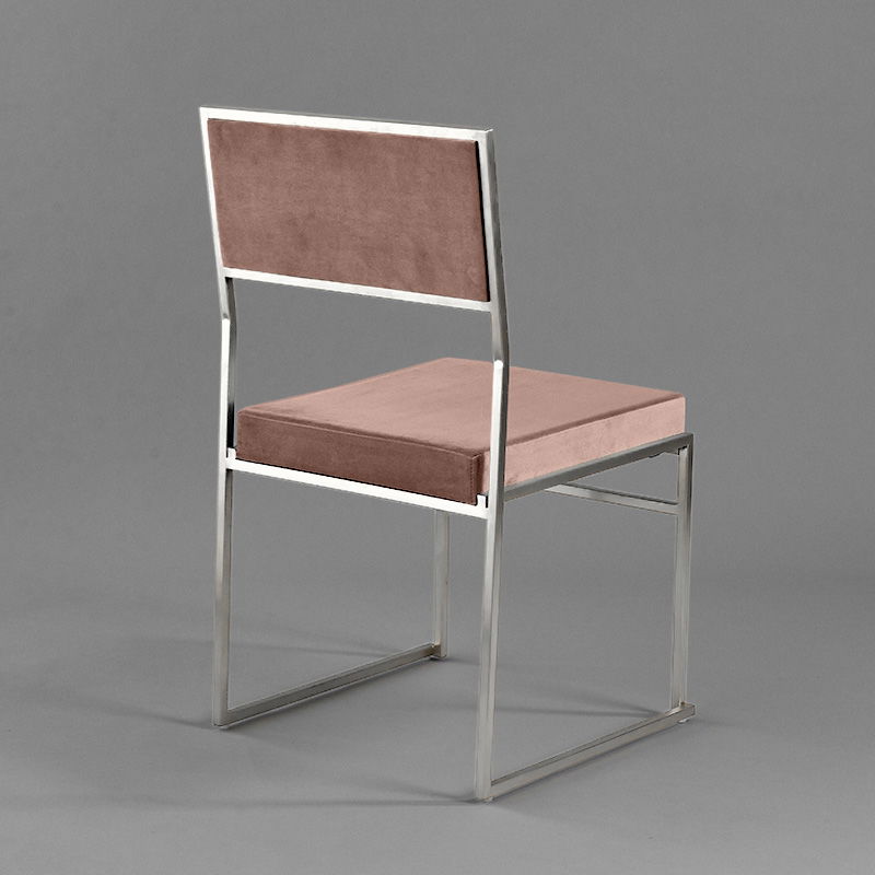 Rose Silver Tribeca Chair