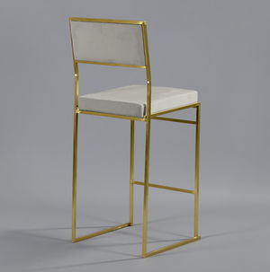 Steel Gold Tribeca Bar Stool