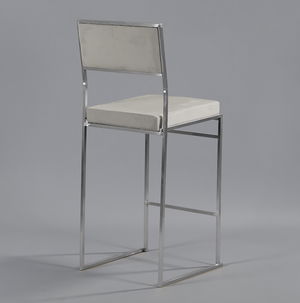 Steel Silver Tribeca Bar Stool