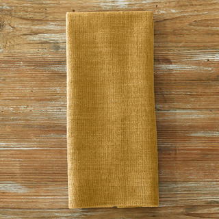 Mustard Metallic Burlap - view 3