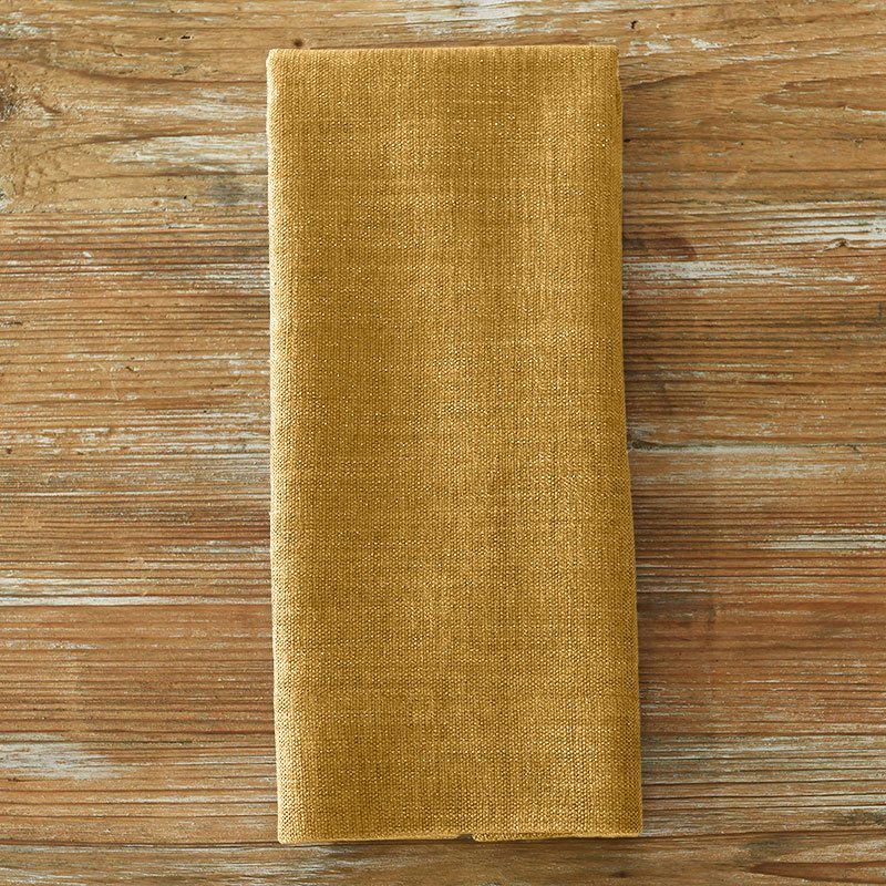 Mustard Metallic Burlap - view 3 of 3