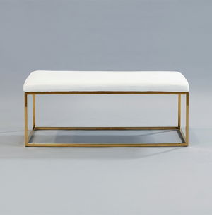 Oatmeal Berlin Rectangular Ottoman