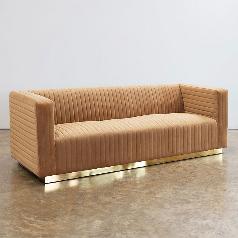 Cognac Mercer Sofa