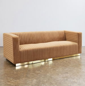 Cognac Mercer Sofa