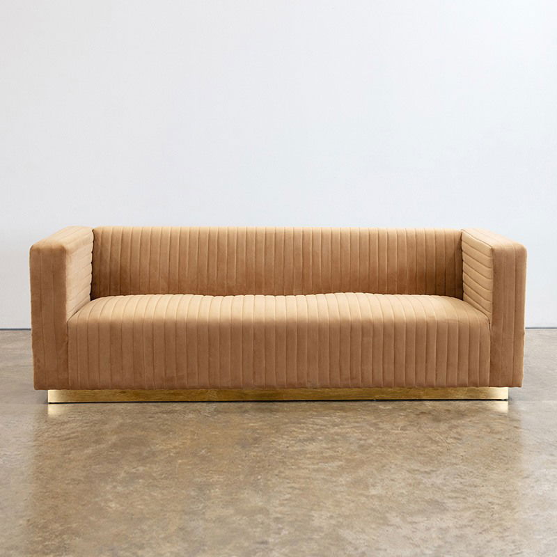 Cognac Mercer Sofa