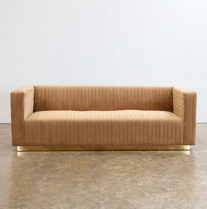 Cognac Mercer Sofa