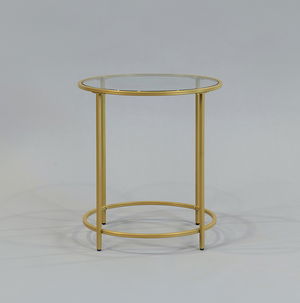 Gold Tribeca Side Table