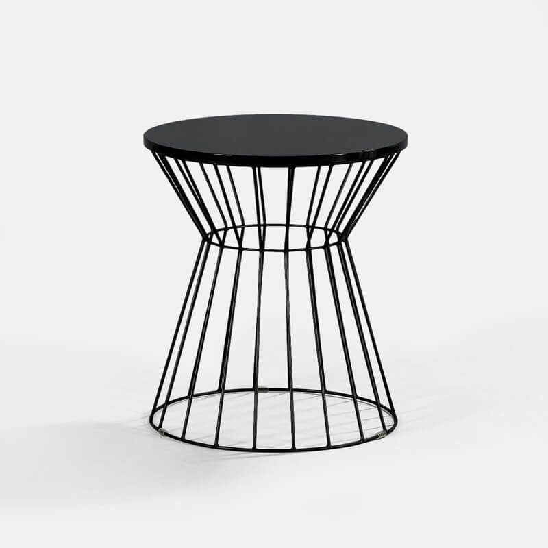 Black Hudson Side Table