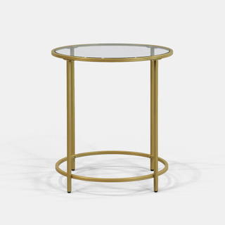 Gold Tribeca Accent Table - view 1