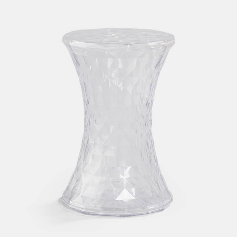 Clear Stone Stool