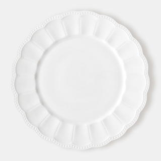 White Daisy Charger - view 1