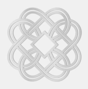 Silver Adare Charger