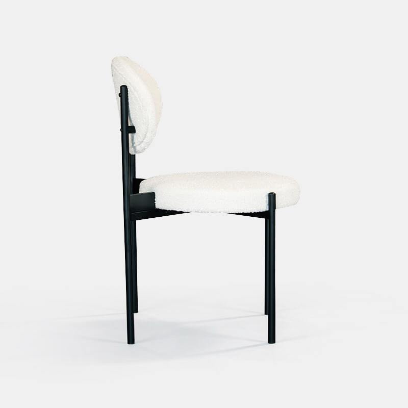 Black Jaz Chair - Boucl&eacute; Cushion - view 4 of 5