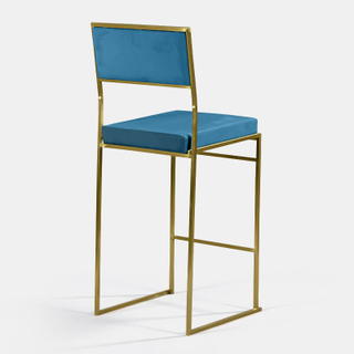 Turquoise Gold Tribeca Bar Stool - view 1