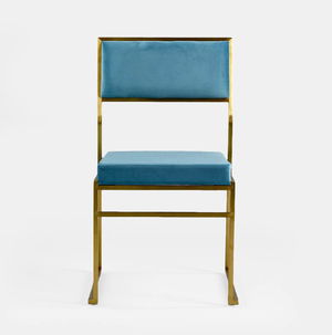 Turquoise Gold Tribeca Chair