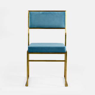 Turquoise Gold Tribeca Chair - view 2