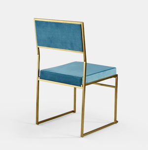 Turquoise Gold Tribeca Chair