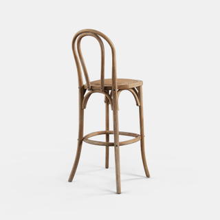 Natural Bentwood Bar Stool - view 1
