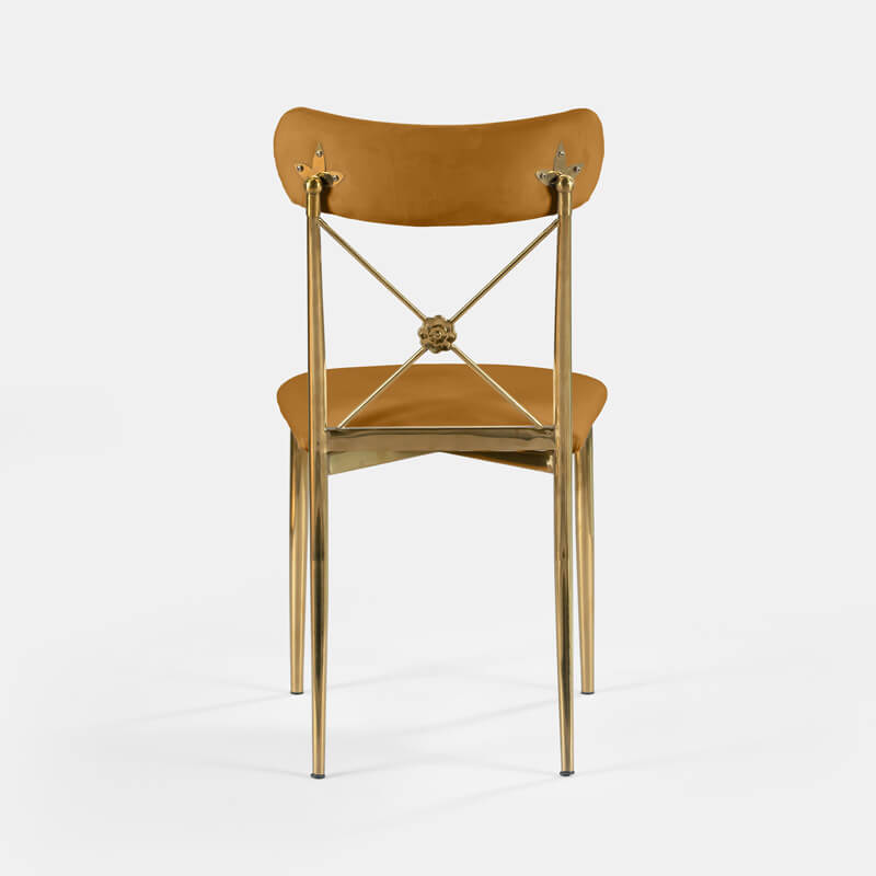 Gold Eloise Chair - Sienna Velvet - view 4 of 4