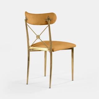 Gold Eloise Chair - Sienna Velvet - view 1