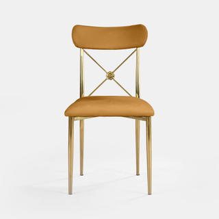 Gold Eloise Chair - Sienna Velvet - view 2