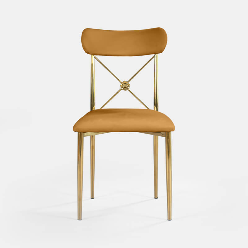 Gold Eloise Chair - Sienna Velvet - view 2 of 4