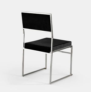 Black Silver Tribeca Chair