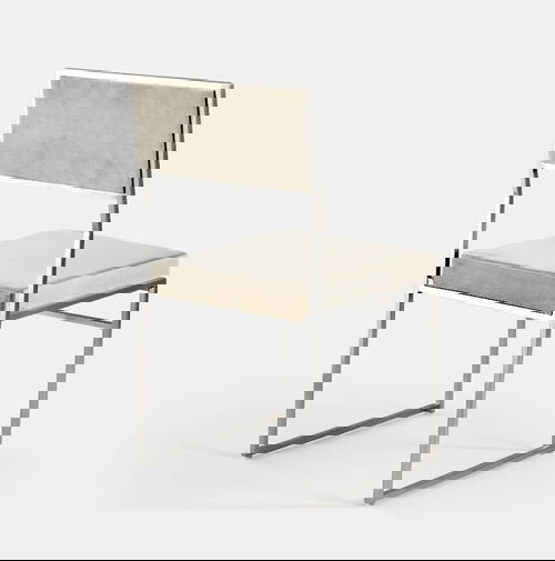 Oatmeal Silver Tribeca Chair