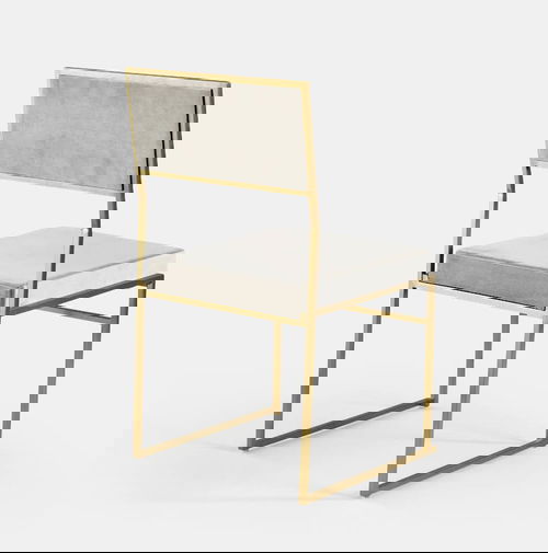 Steel Gold Tribeca Chair