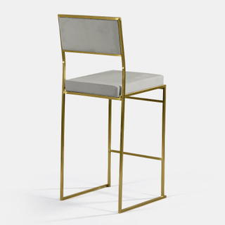 Steel Gold Tribeca Bar Stool - view 1