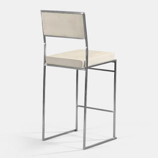 Oatmeal Silver Tribeca Bar Stool - view 1