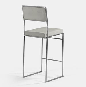 Steel Silver Tribeca Bar Stool