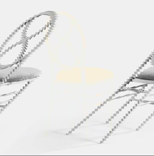 Lugano Chair with Oatmeal Velvet