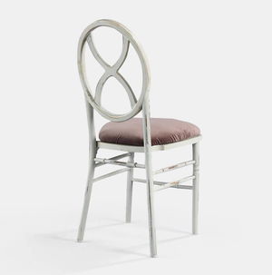 Lugano Chair with Rose Velvet