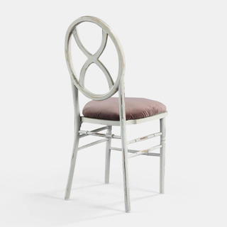 Lugano Chair with Rose Velvet - view 1