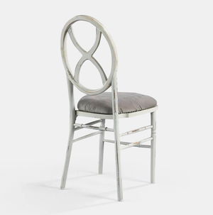 Lugano Chair with Steel Velvet