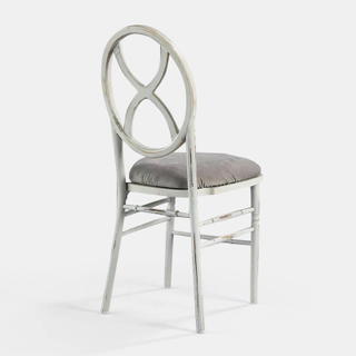 Lugano Chair with Steel Velvet - view 1