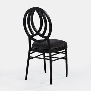 Black Phoenix Chair with Black Velvet - Patented Design - view 1