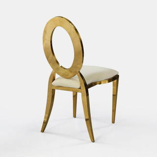 Gold Amsterdam Chair - Oatmeal Velvet Seat - view 1