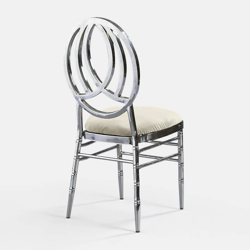 Silver Phoenix Chair with Oatmeal Velvet - Patented Design - view 1 of 1