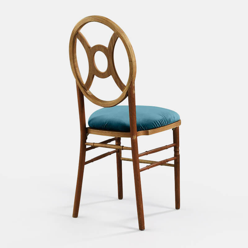 Verona Chair with Turquoise Velvet