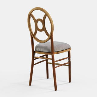 Verona Chair with Steel Velvet - view 1