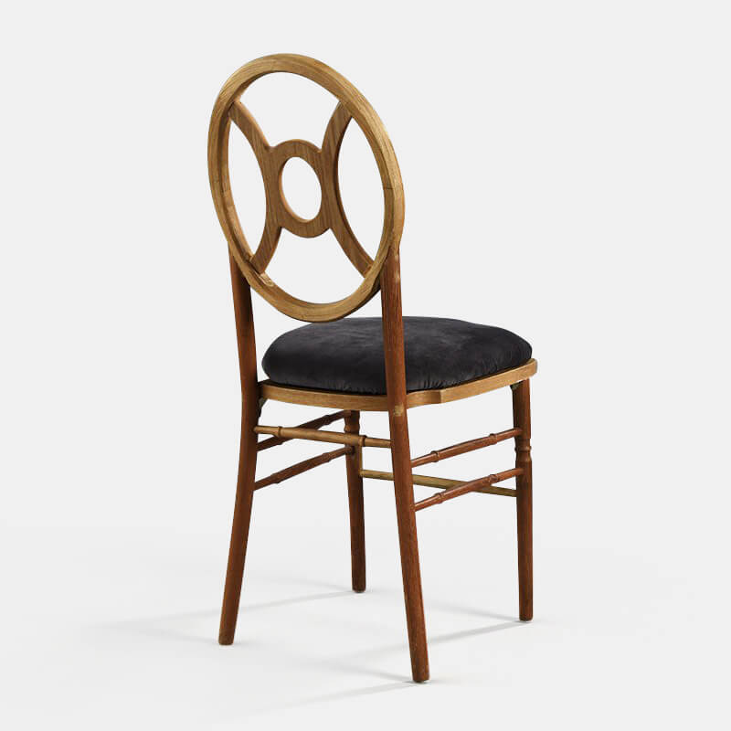 Verona Chair with Black Velvet