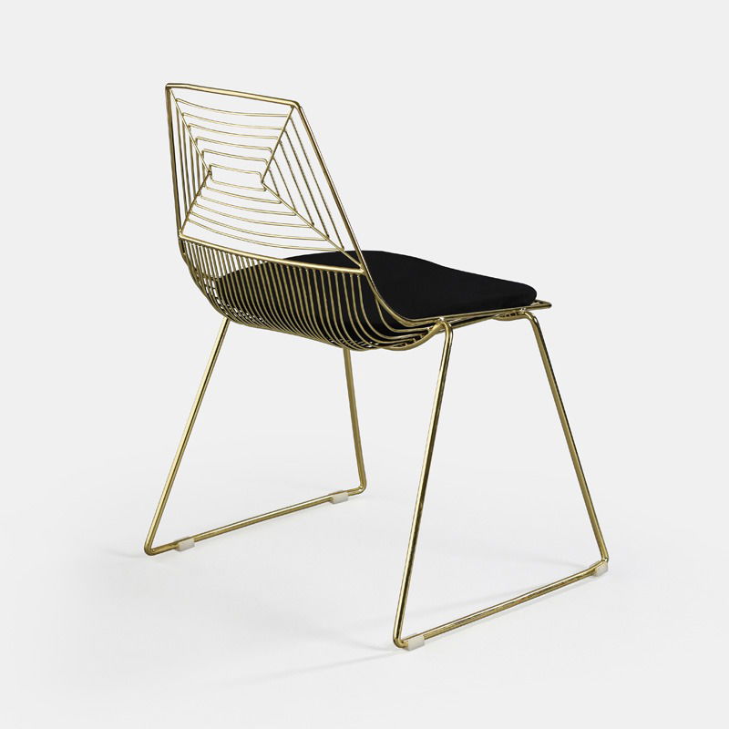 Gold Soho Chair - view 4 of 8