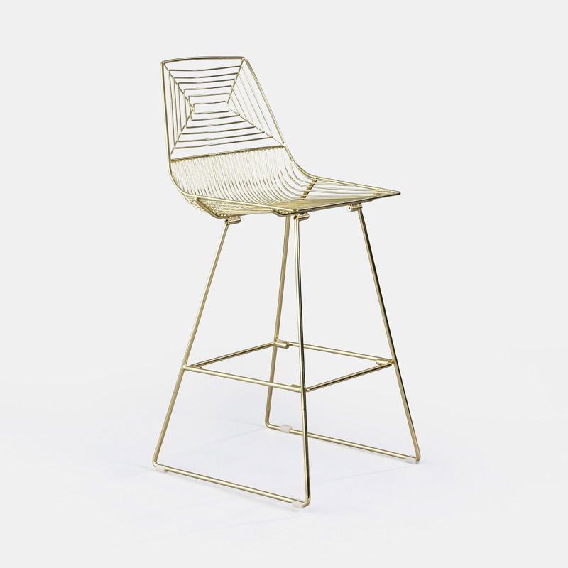Gold Soho Stool