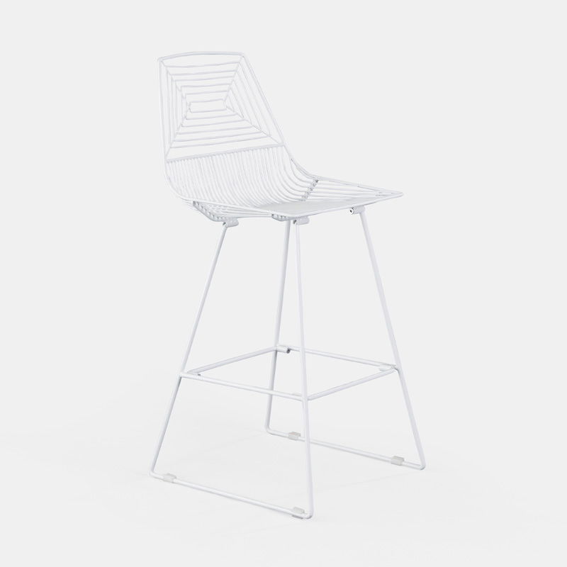 White Soho Stool
