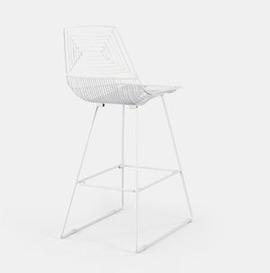 White Soho Stool